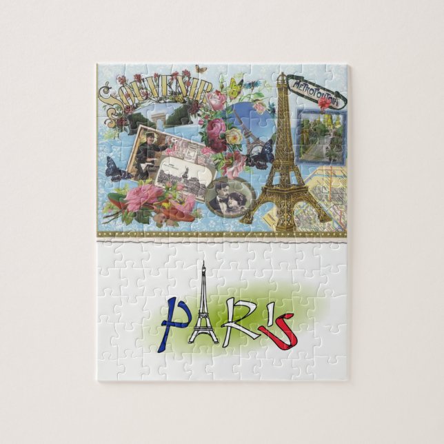Paris France Decorative Jigsaw Puzzle (Vertical)