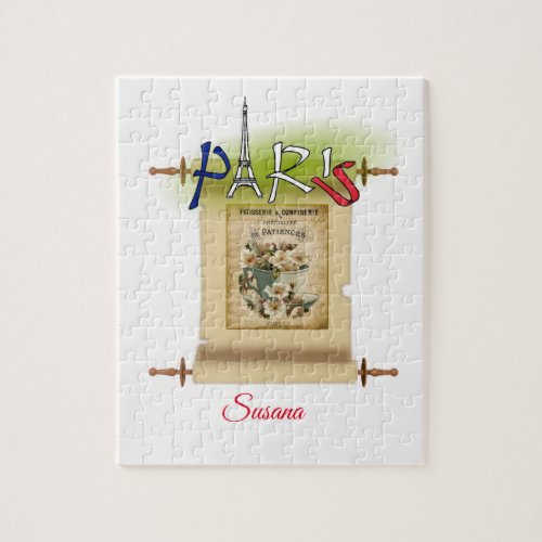 Paris France Decorative Jigsaw Puzzle