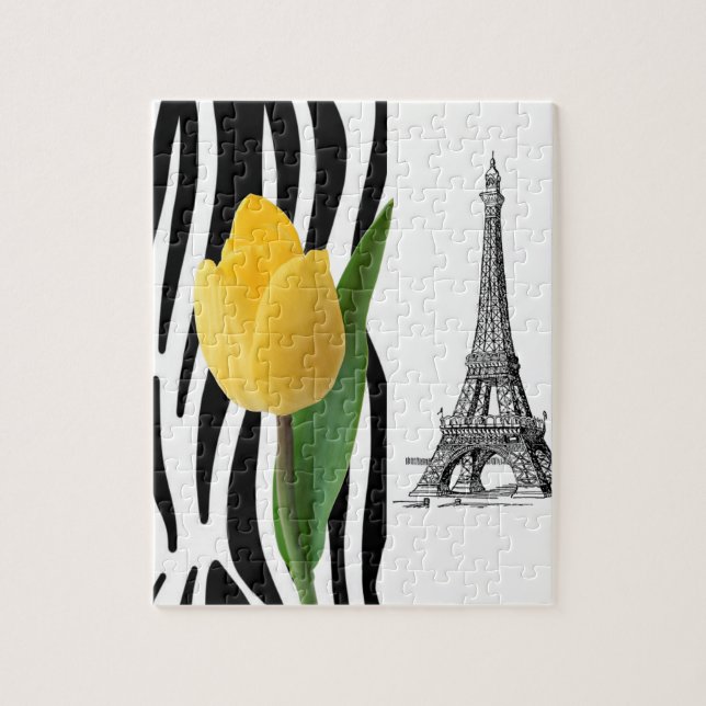 Paris France Decorative Jigsaw Puzzle (Vertical)