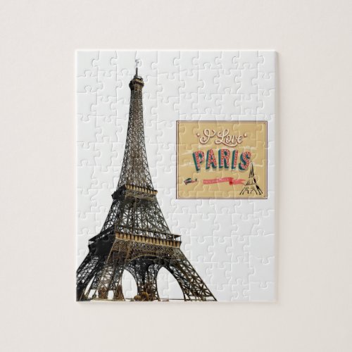 Paris France Decorative Jigsaw Puzzle