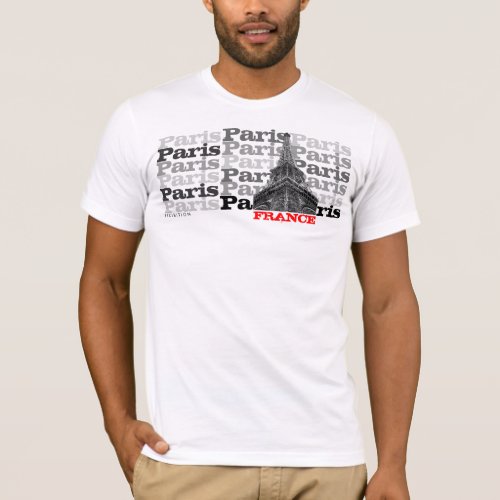 Paris France Eiffel T_Shirt