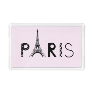 Paris, France   Eiffel Tower Acrylic Tray