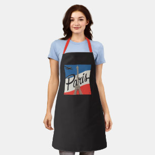 Paris France Eiffel Tower Apron