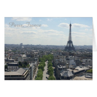 Paris France Eiffel Tower Cards