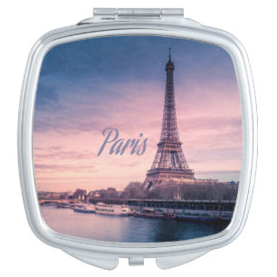Paris France eiffel tower Compact Mirror