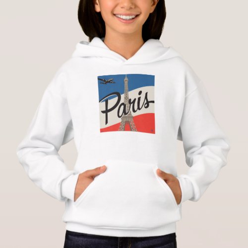 Paris France  Eiffel Tower Hoodie