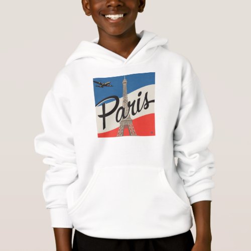 Paris France  Eiffel Tower Hoodie