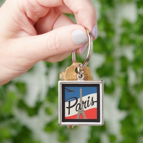 Paris France  Eiffel Tower Keychain