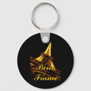 Paris, France, Eiffel Tower, Keychain