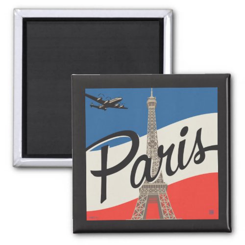 Paris France  Eiffel Tower Magnet