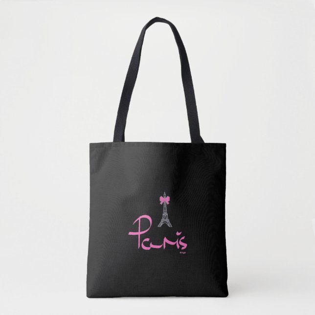 Paris, France, Eiffel Tower, Modern Tote Bag (Front)
