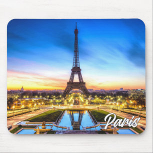 Paris, France Eiffel Tower Mouse Pad