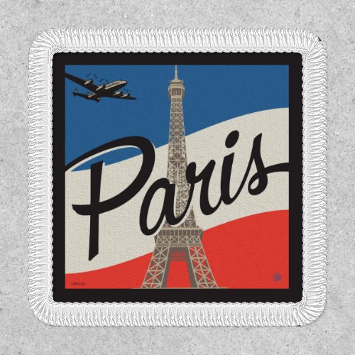 Paris France  Eiffel Tower Patch