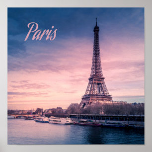 Paris France eiffel tower Poster