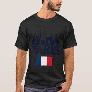 Paris France Eiffel Tower Skyline Paris T-Shirt
