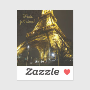Paris. France. Eiffel Tower Sticker