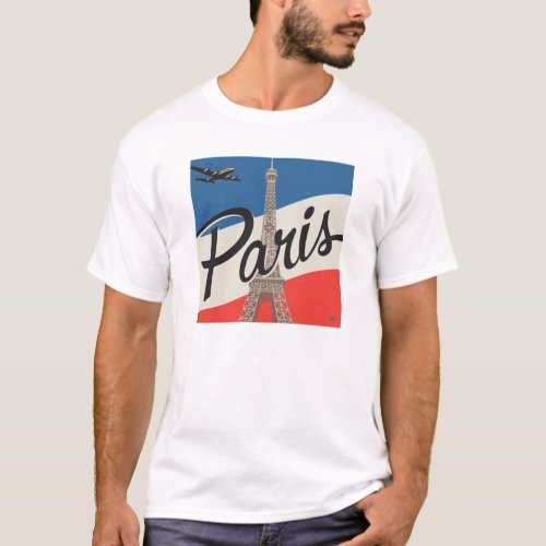 Paris France  Eiffel Tower T_Shirt