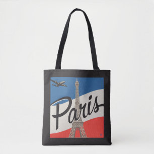 Paris France Eiffel Tower Tote Bag