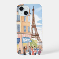 Paris France Eiffel Tower | Watercolor European