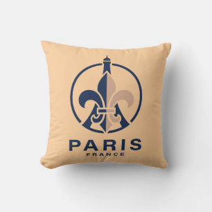 Paris France Europe Throw Pillow