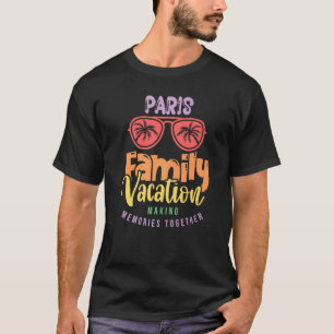 Paris France Family Vacation Matching Outfit T-Shirt