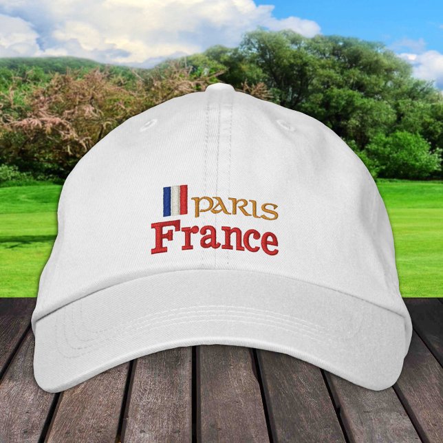 Paris & France fashion / French Flag Patriots Embroidered Baseball Cap (Creator Uploaded)