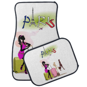 Paris, France Floor Car Mats