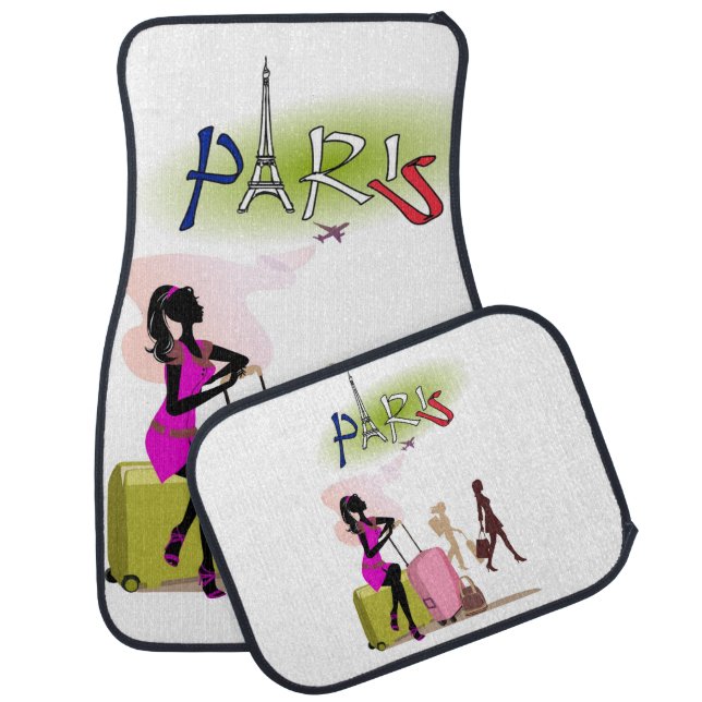 Paris, France Floor Car Mats (Set)