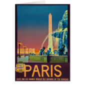 Paris France Fountain Obelisk (Front)