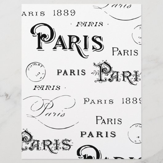 Paris France Gifts and Souvenirs (Front)