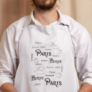 Paris France Gifts and Souvenirs Adult Apron