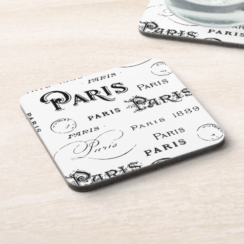 Paris France Gifts and Souvenirs Beverage Coaster