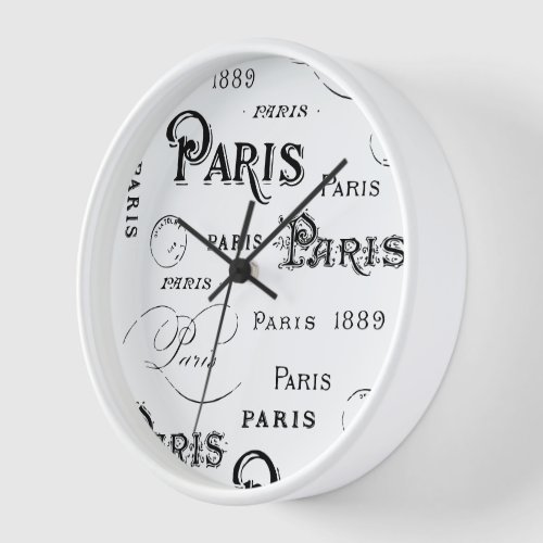 Paris France Gifts and Souvenirs Clock