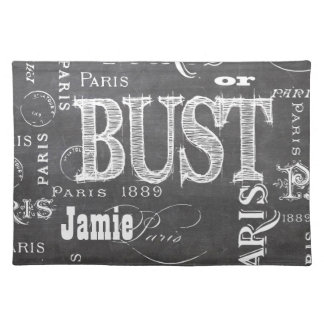 Paris France Gifts and Souvenirs Cloth Placemat