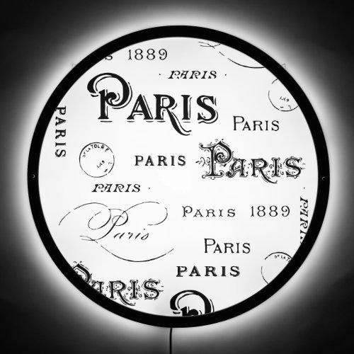 Paris France Gifts and Souvenirs LED Sign