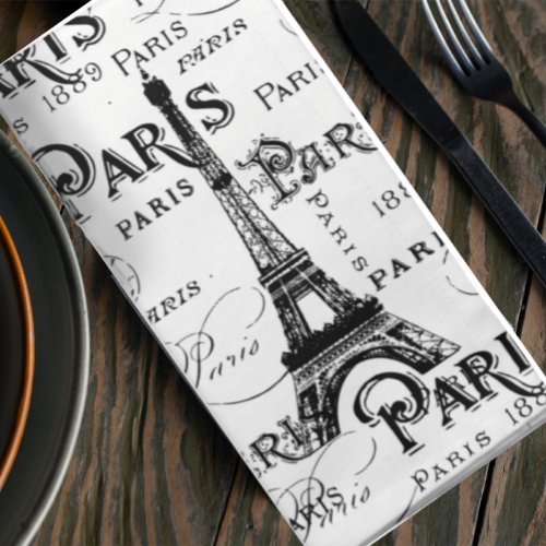 Paris France Gifts and Souvenirs Napkin