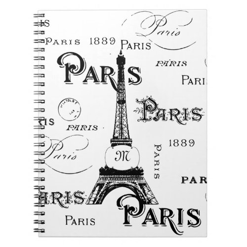 Paris France Gifts and Souvenirs Notebook