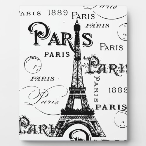 Paris France Gifts and Souvenirs Plaque