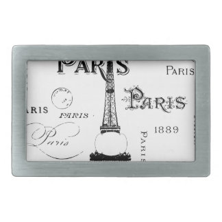 Paris France Gifts and Souvenirs Rectangular Belt Buckle