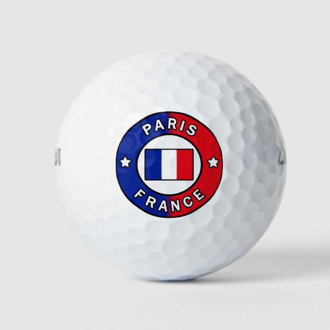 Paris France Golf Balls (Front)
