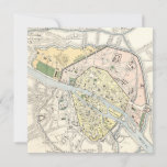 [ Thumbnail: Paris, France: Historical, Vintage Map ]