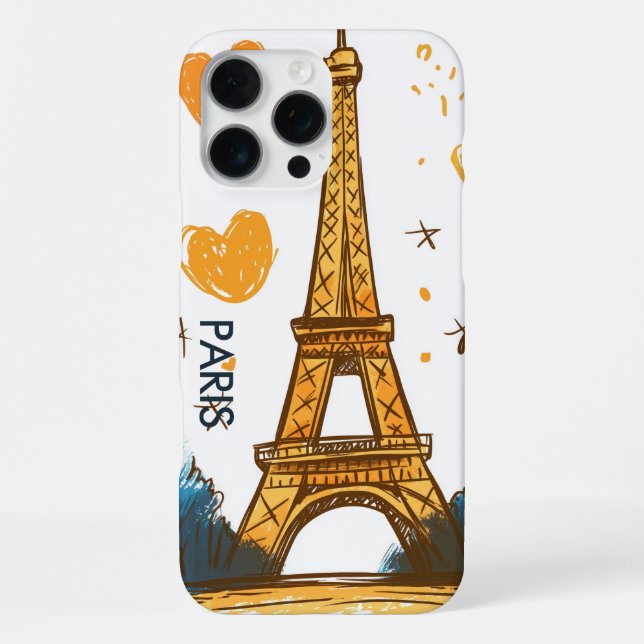 Paris France Iphone Case (Back)