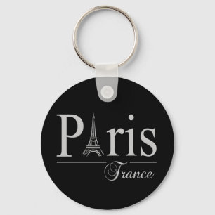 Paris France key chain