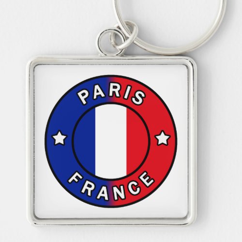 Paris France Keychain