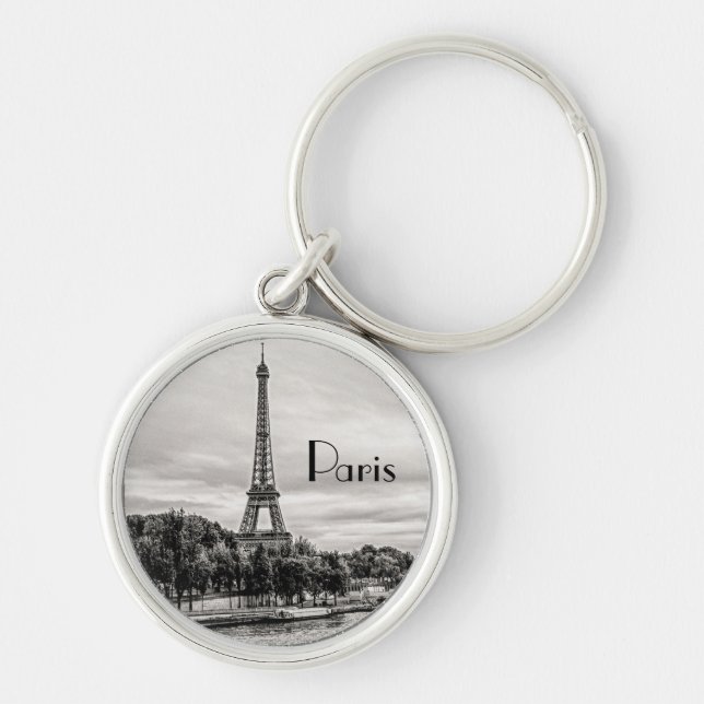 Paris, France Keychain (Front)