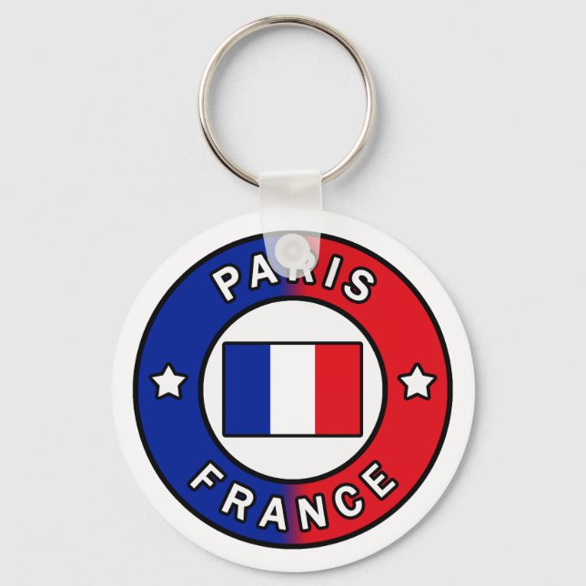 Paris France Keychain (Front)