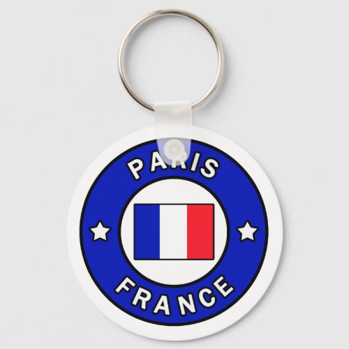 Paris France keychain