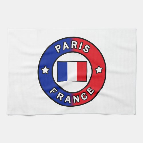 Paris France Kitchen Towel