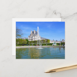 Paris. France. Louvre Postcard