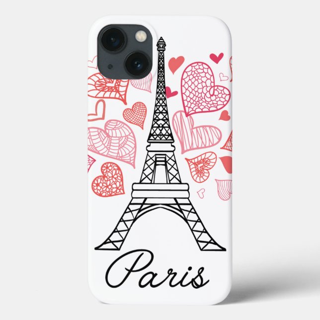 Paris, France Love Case-Mate iPhone Case (Back)